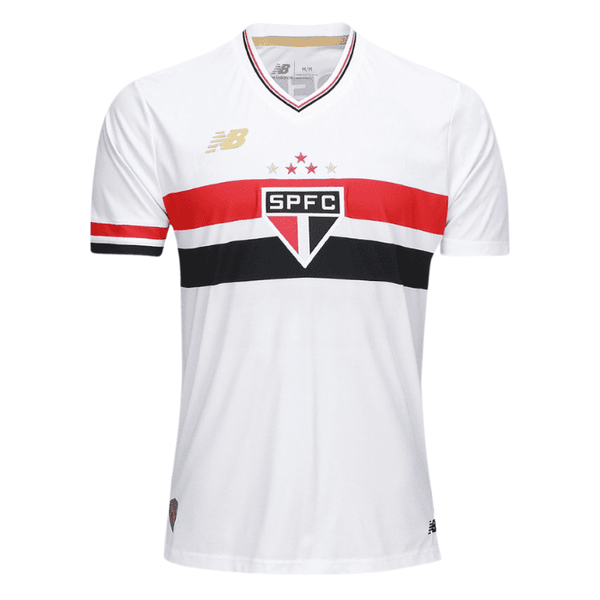 Camisa São Paulo I 2025/26 New Balance Masculina - Branca