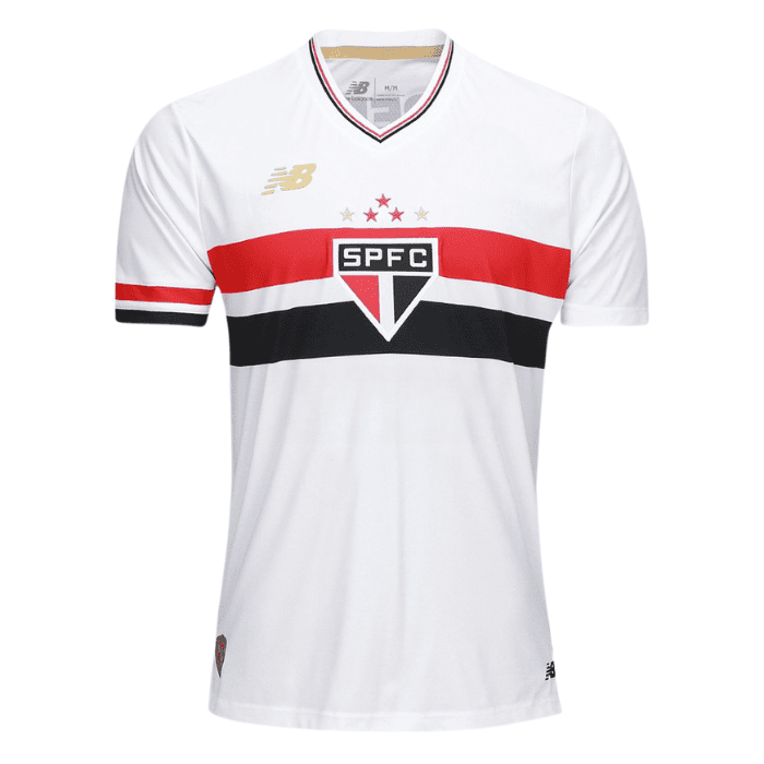 Camisa São Paulo I 2025/26 New Balance Masculina - Branca