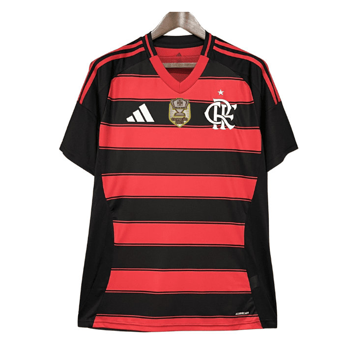 Camisa Flamengo I 2025/26 Masculina - Vermelho e Preto
