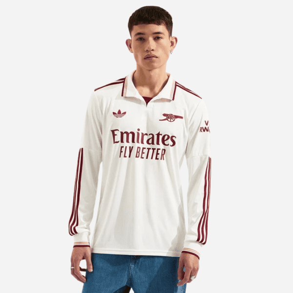 Camisa Arsenal 2025/26 II Manga Longa