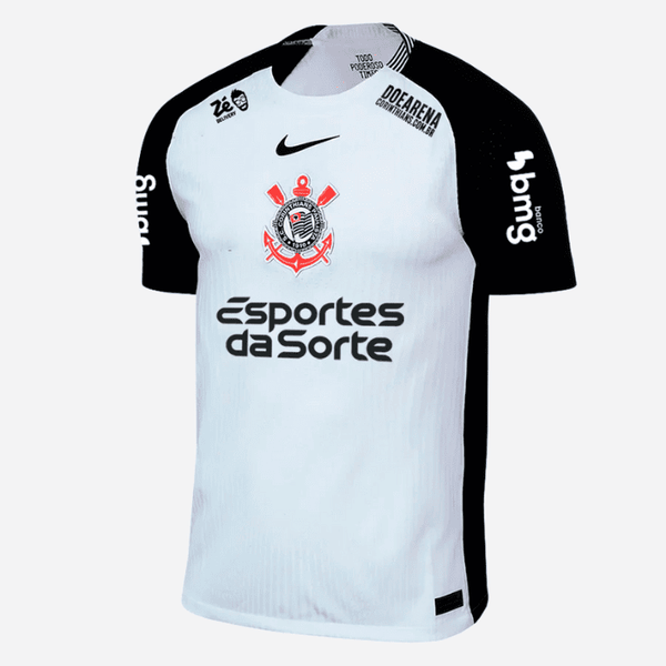 Camisa Corinthians 2025/26 I Jogador Com Patrocínios