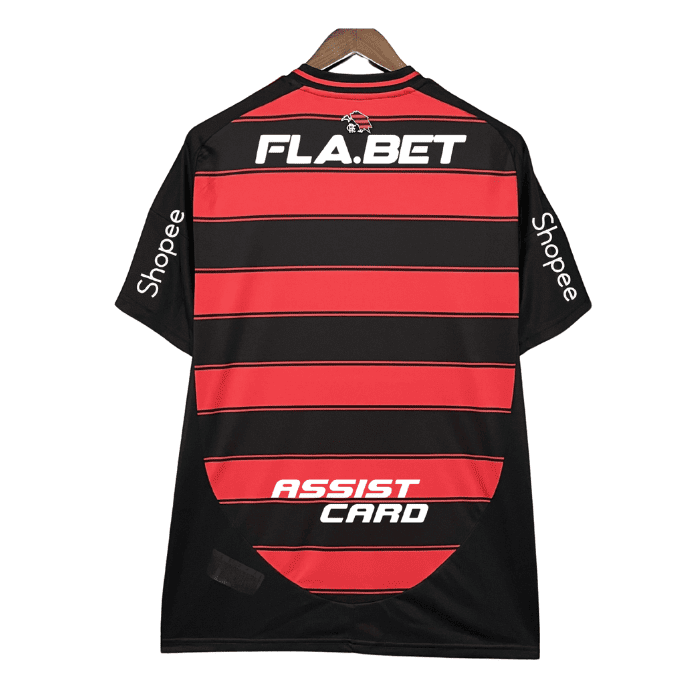 Camisa Flamengo I 2025/26 Masculina - Vermelho e Preto