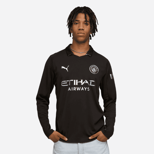 Camisa Manchester City 2025/26 II Manga Longa