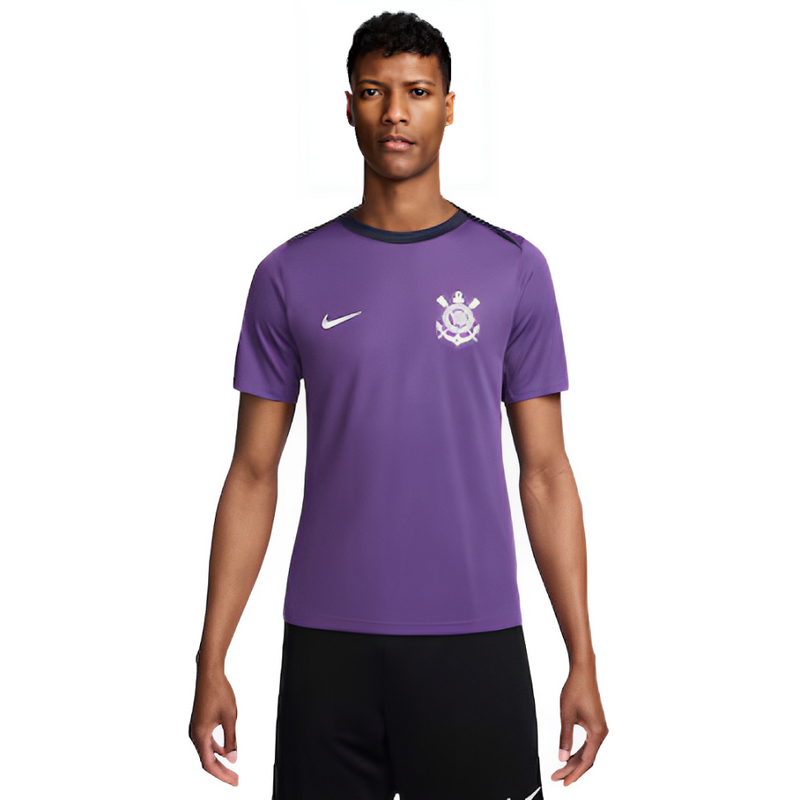 Camisa Corinthians Treino 2025/26 Masculina - Roxa