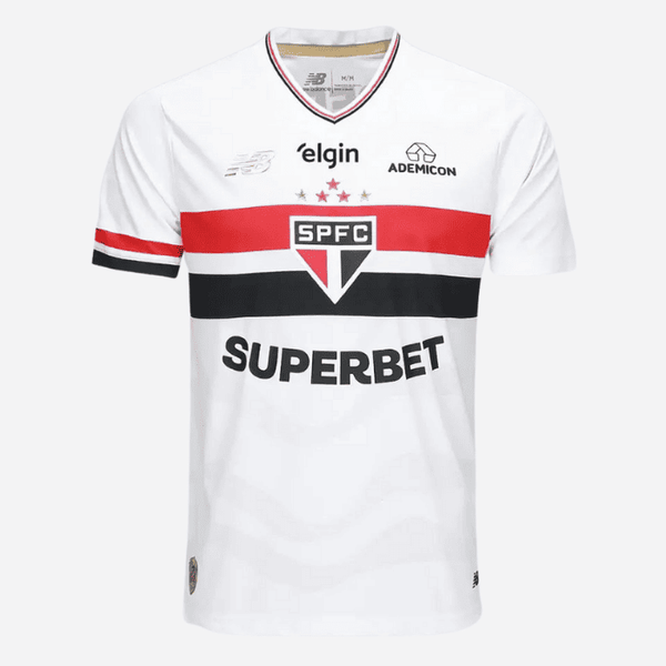 Camisa São Paulo 2025/26 I Com Patrocínios