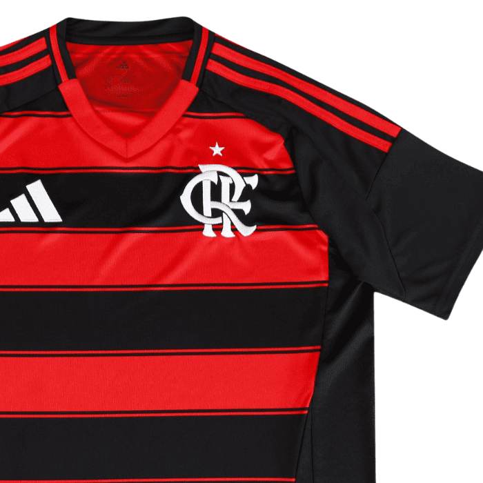 Camisa Flamengo I 2025/26 Masculina - Vermelho e Preto