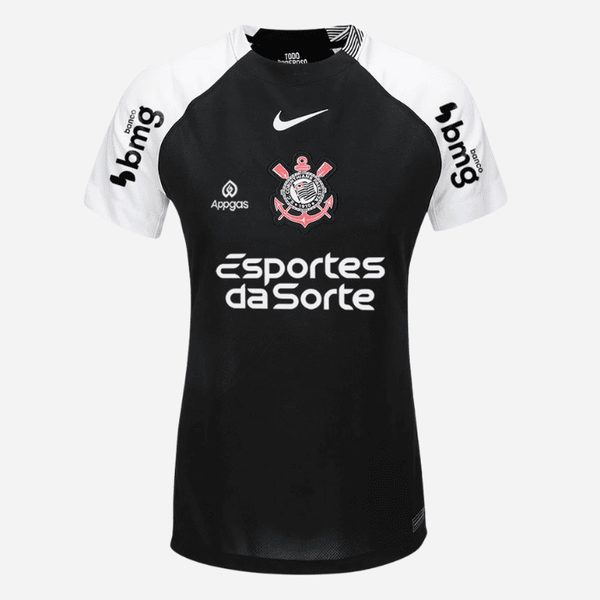 Camisa Feminina Corinthians 2025/26 II Com Patrocínios
