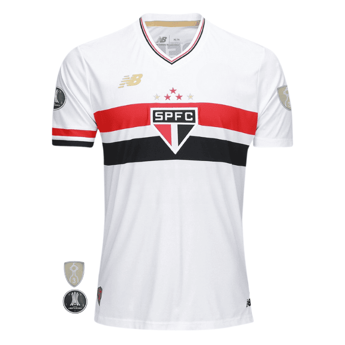 Camisa São Paulo I 2025/26 New Balance Masculina - Branca
