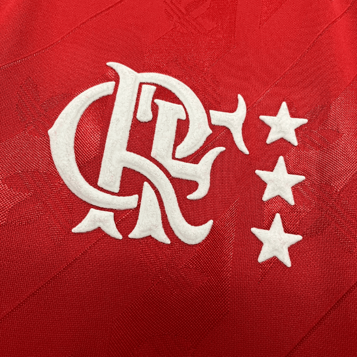 Camisa Flamengo Lifestyler Flamengo Polo 2024/25 - Vermela e preta