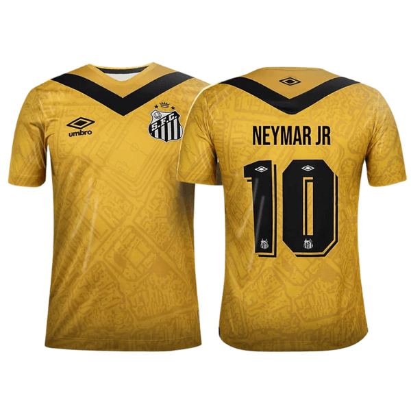Camisa Santos III 2024/25 Neymar #10 Torcedor Masculina - Amarelo