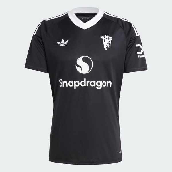 CAMISA MANCHESTER UNITED GOLEIRO 2024/25 TORCEDOR PRETA
