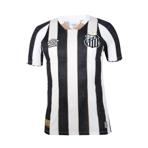 Camisa Santos II 2024/25 Torcedor Masculina - Preto e Branco
