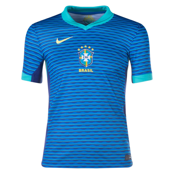Camisa Brasil Feminina Away 2024 - Azul